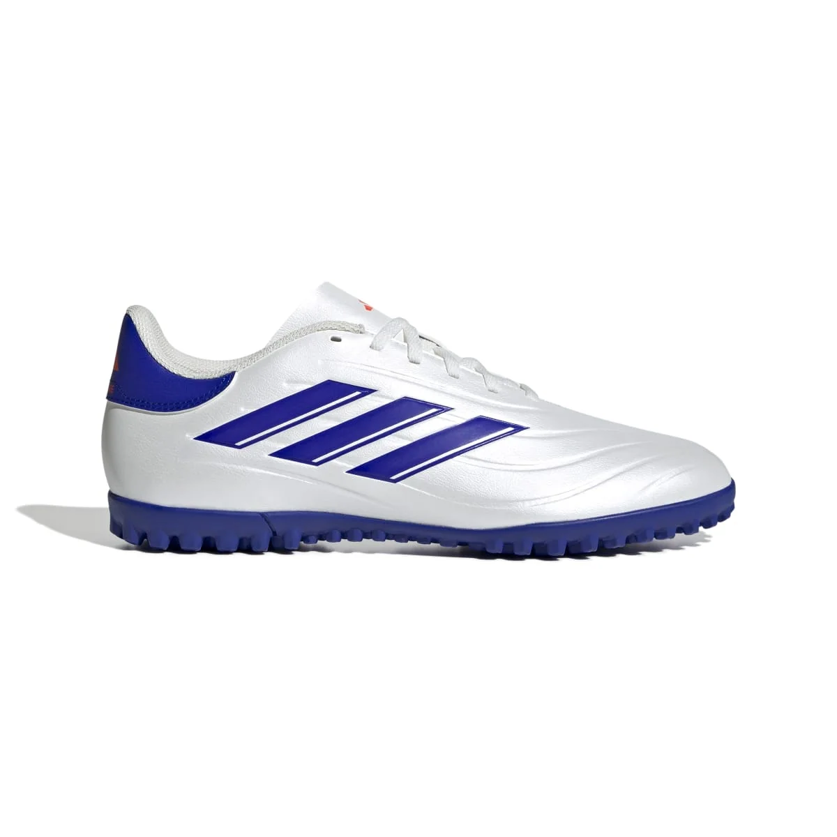 Scarpe da calcio per erba sintetica da uomo bianche e blu adidas Copa Pure 2 CLUB TF