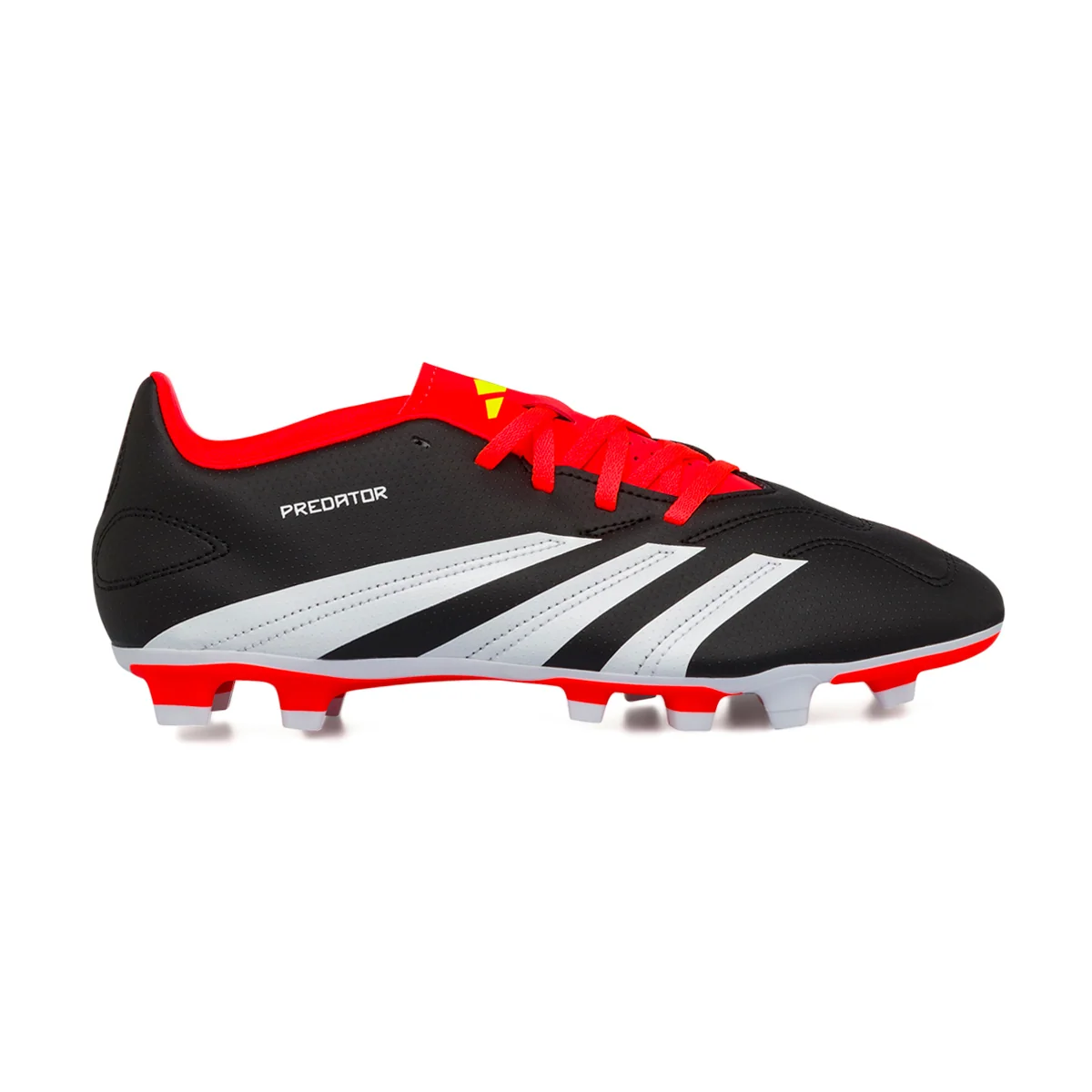 Scarpe da calcio per terreni duri nere da uomo con logo laterale adidas Predator Club FxG