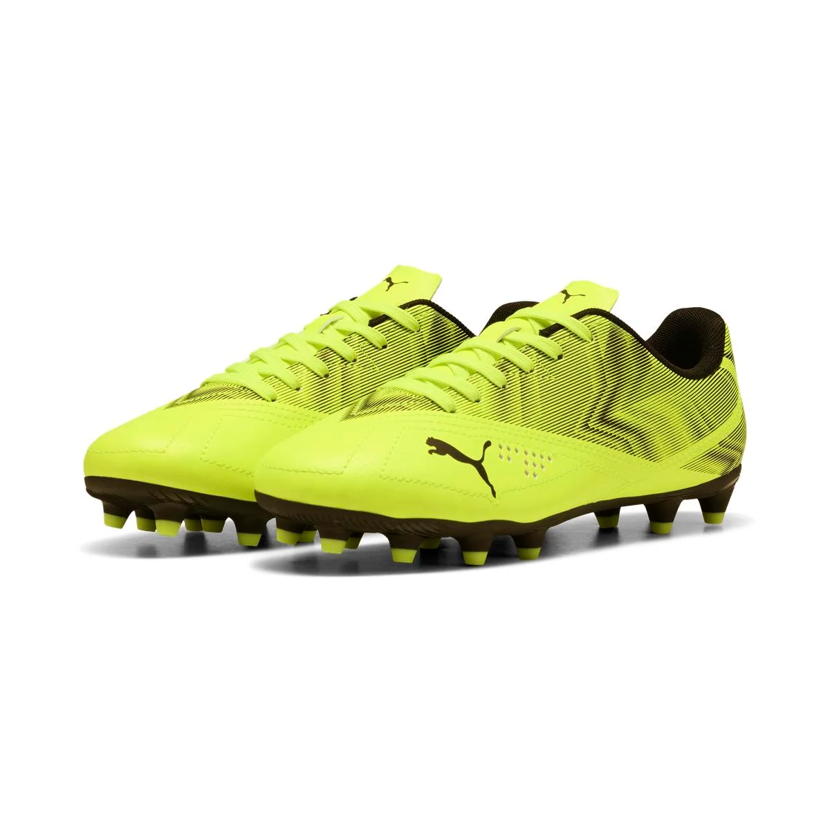 Scarpe da calcio Uomo Puma Rapid FG/AG gialle e nere