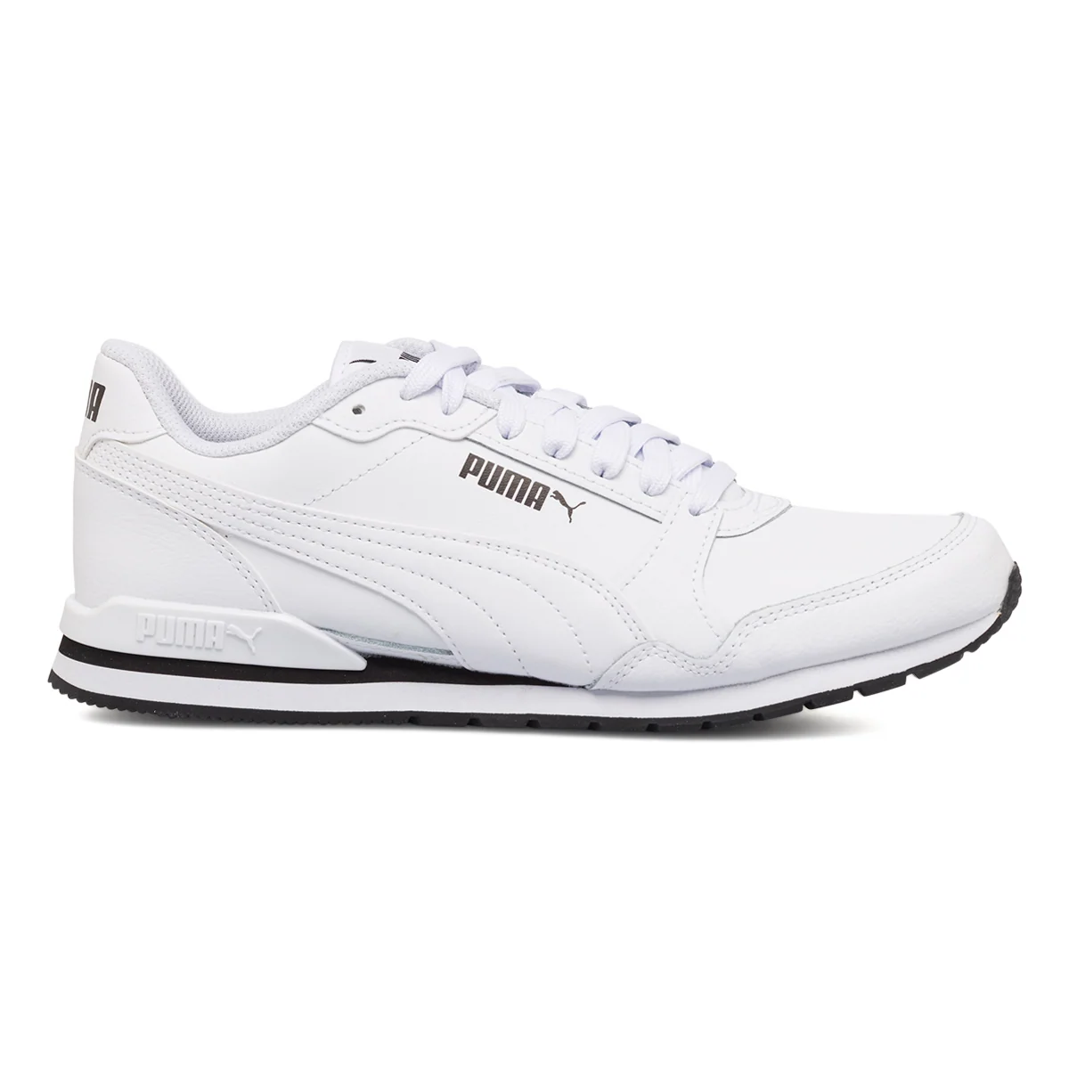 Scarpe da ginnastica bianche da uomo con logo laterale Puma ST Runner v3 L