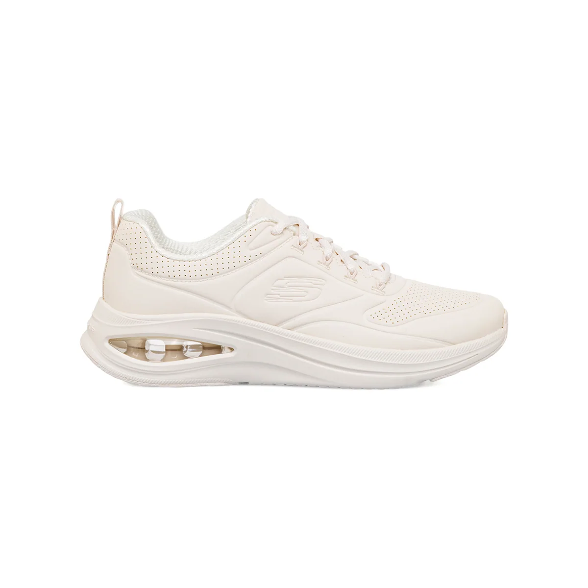 Scarpe da ginnastica bianco off white da donna con soletta memory foam Skechers Air Meta Extraordinaire