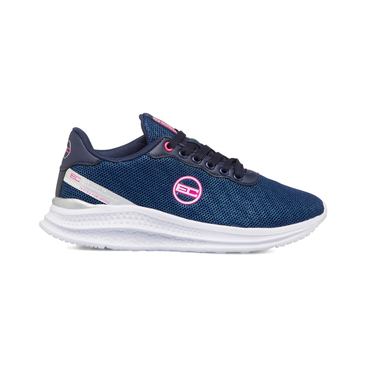 Scarpe da ginnastica blu da donna in tessuto mesh Enrico Coveri