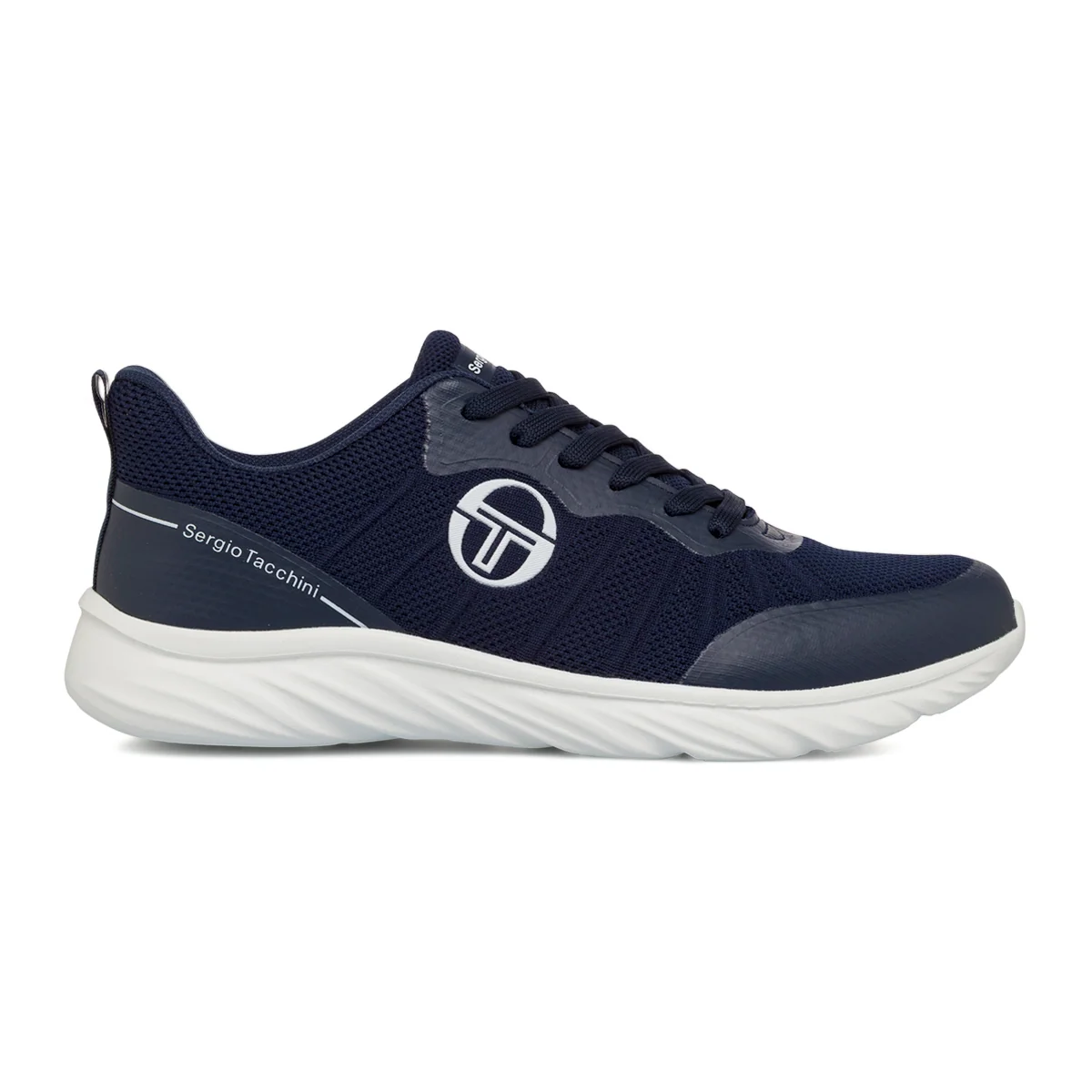 Scarpe da ginnastica blu da Uomo in tessuto mesh Sergio Tacchini