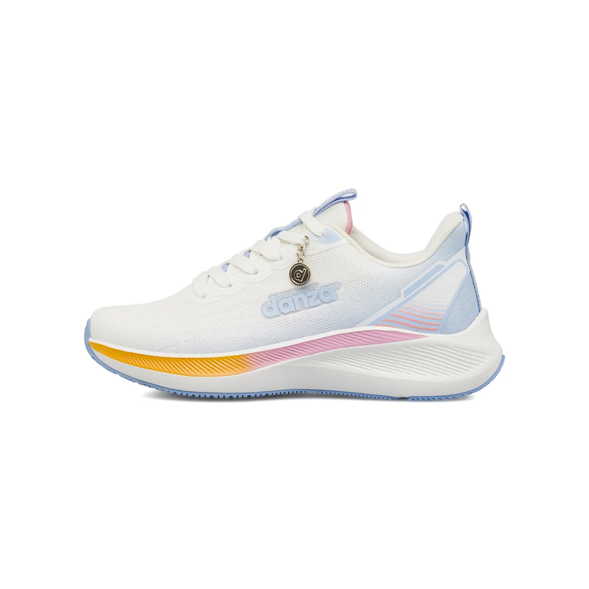 Scarpe da ginnastica da donna bianche con charm Dimensione Danza