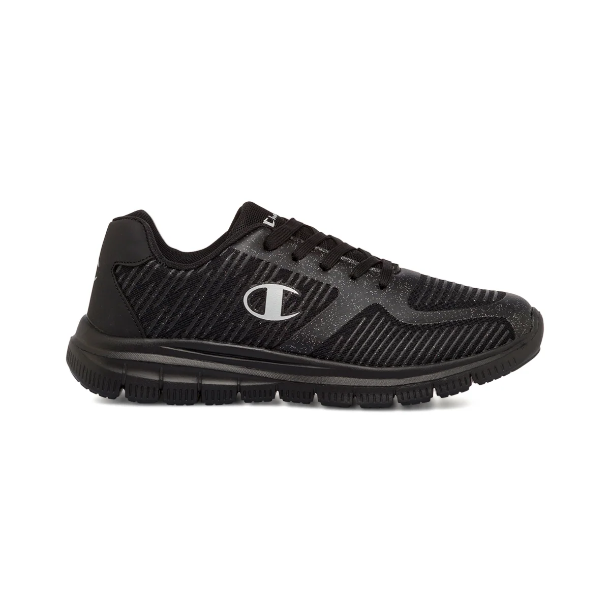 Scarpe da ginnastica da ragazza nere con dettagli glitter Champion Runway G GS