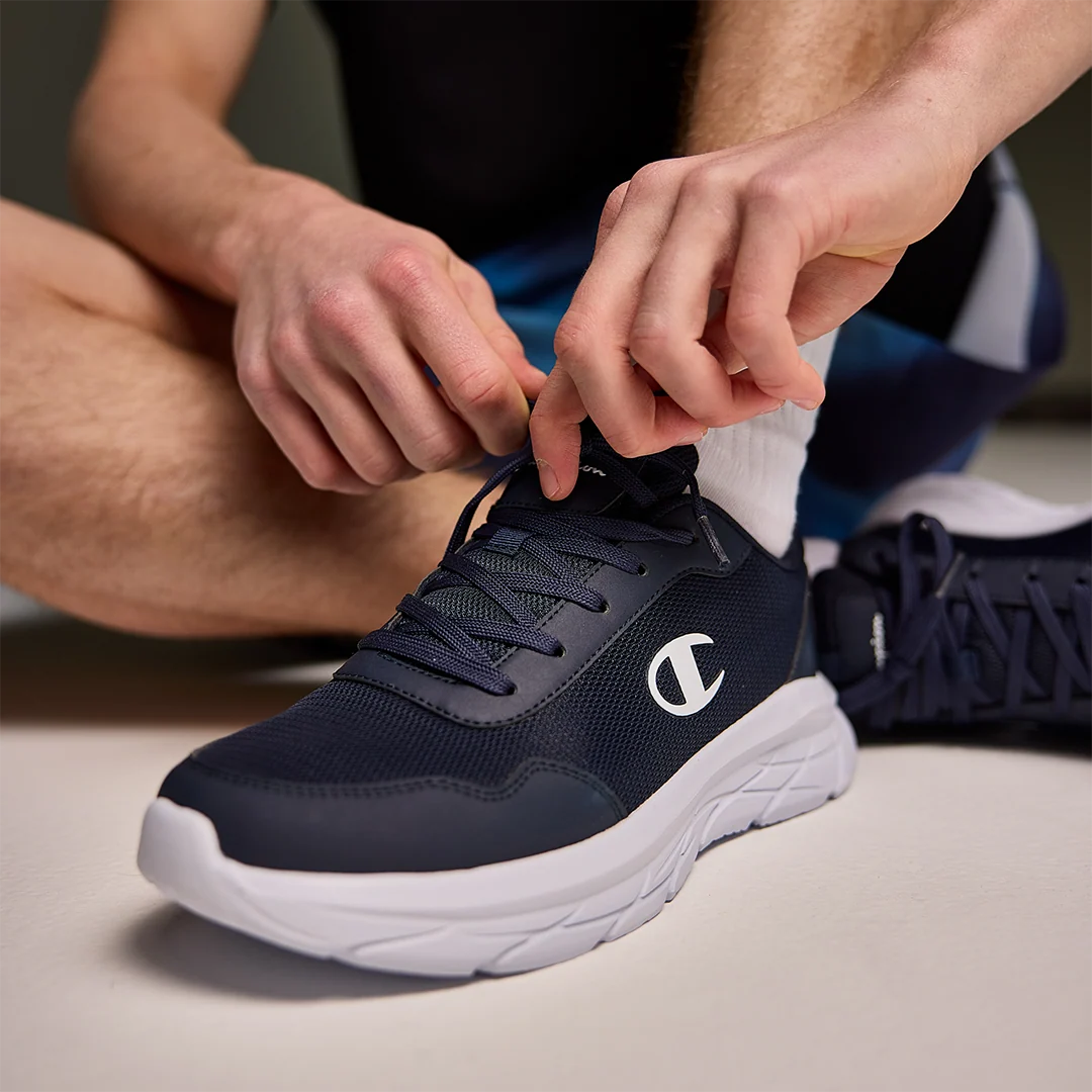 Scarpe da ginnastica da Uomo blu navy in mesh traspirante Champion