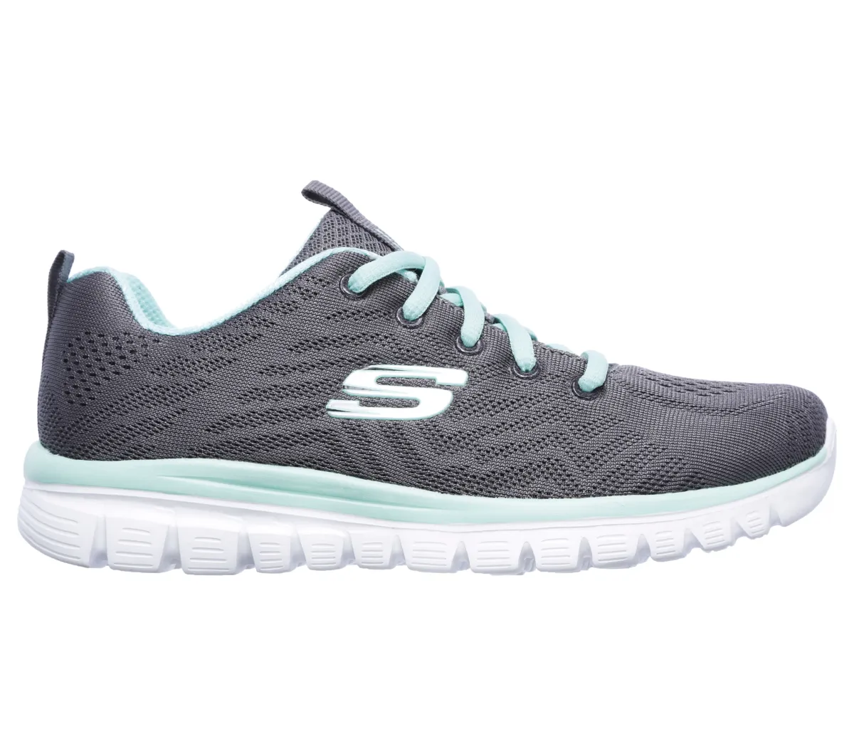 Scarpe da ginnastica grigie da Donna con Pianta Larga Skechers Graceful