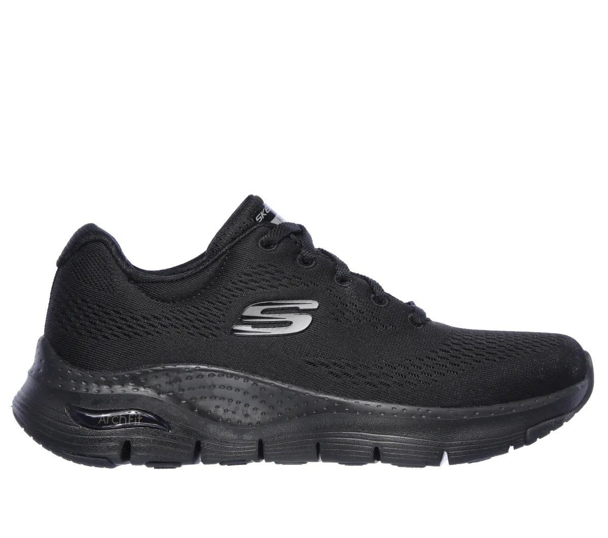Scarpe da ginnastica nere da donna con soletta Arch-Fit Skechers Big Appeal