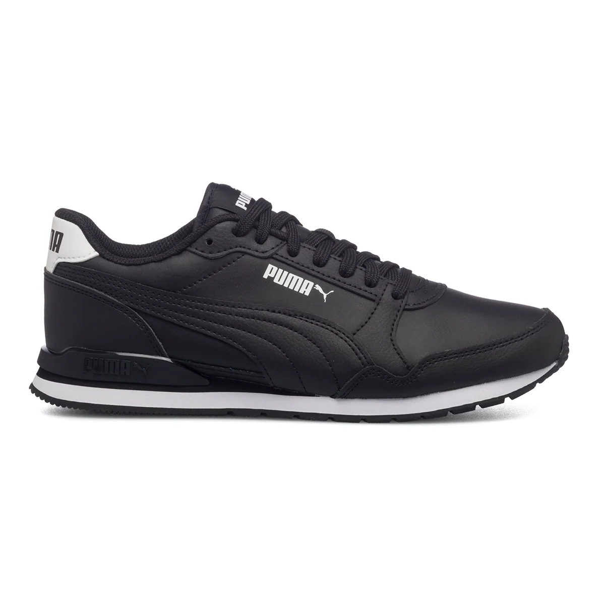 Scarpe da ginnastica nere da uomo con logo laterale Puma ST Runner v3 L
