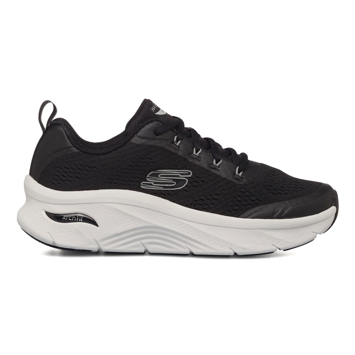 Scarpe da ginnastica nere da uomo con soletta Arch-Fit Skechers D'Lux - Sumner