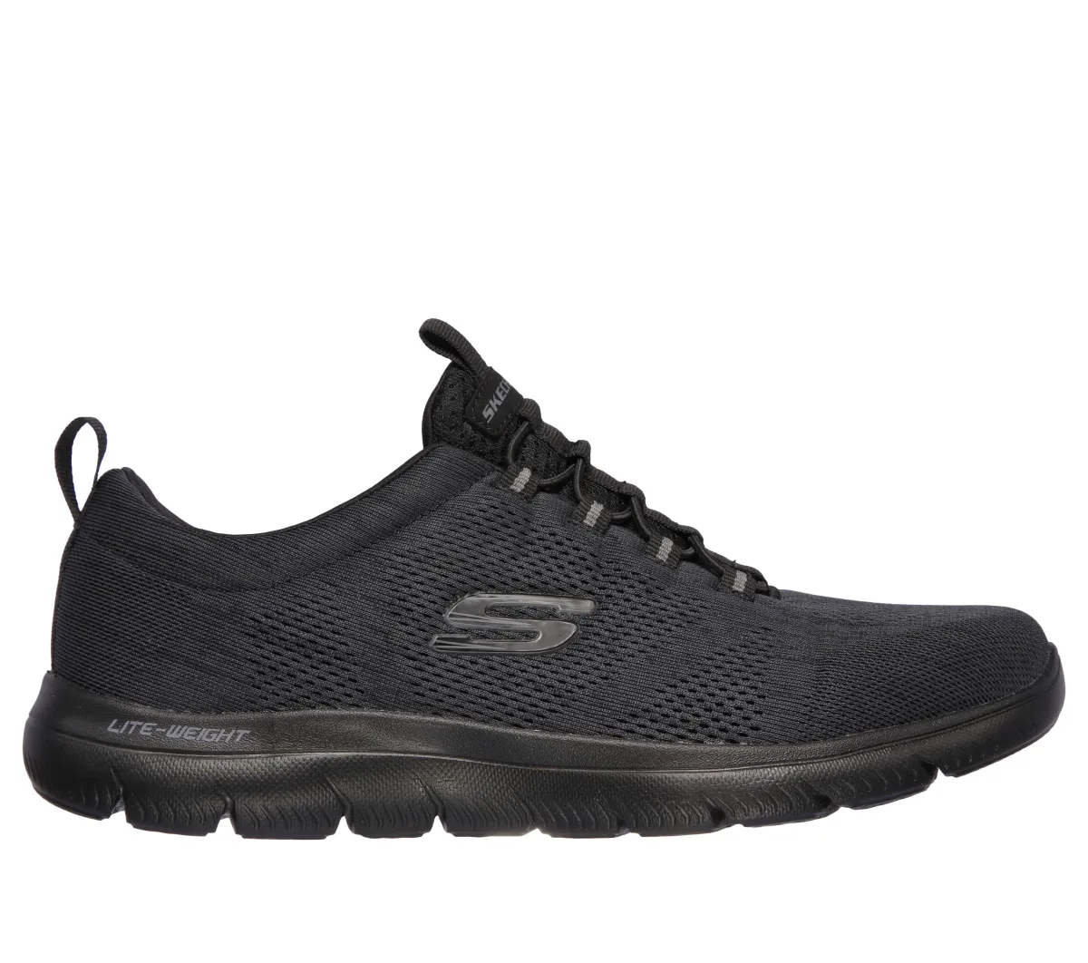Scarpe da ginnastica nere da uomo con soletta Memory Foam Skechers Summits - Louvin