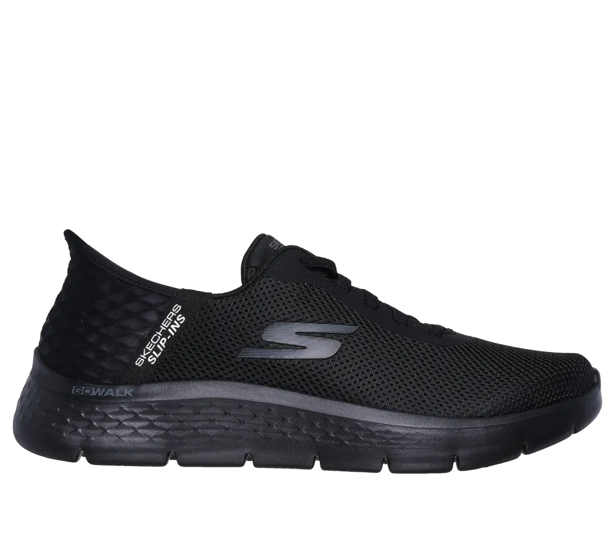 Scarpe da ginnastica nere da uomo con soletta Memory Foam Skechers GO WALK Flex - Hands Up