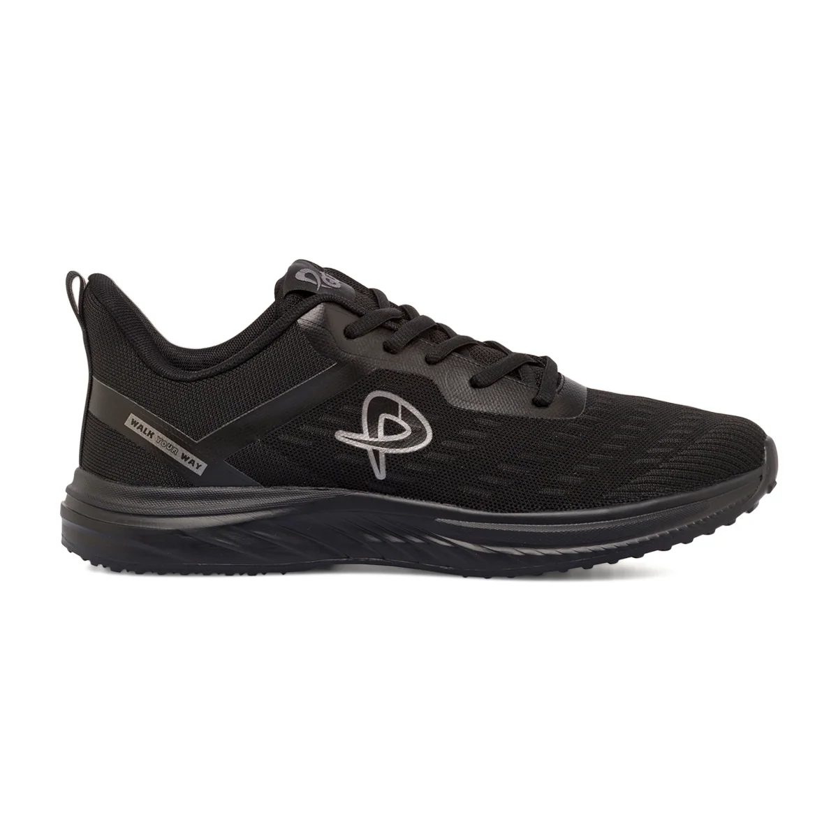 Scarpe da ginnastica nere da uomo P Go con logo