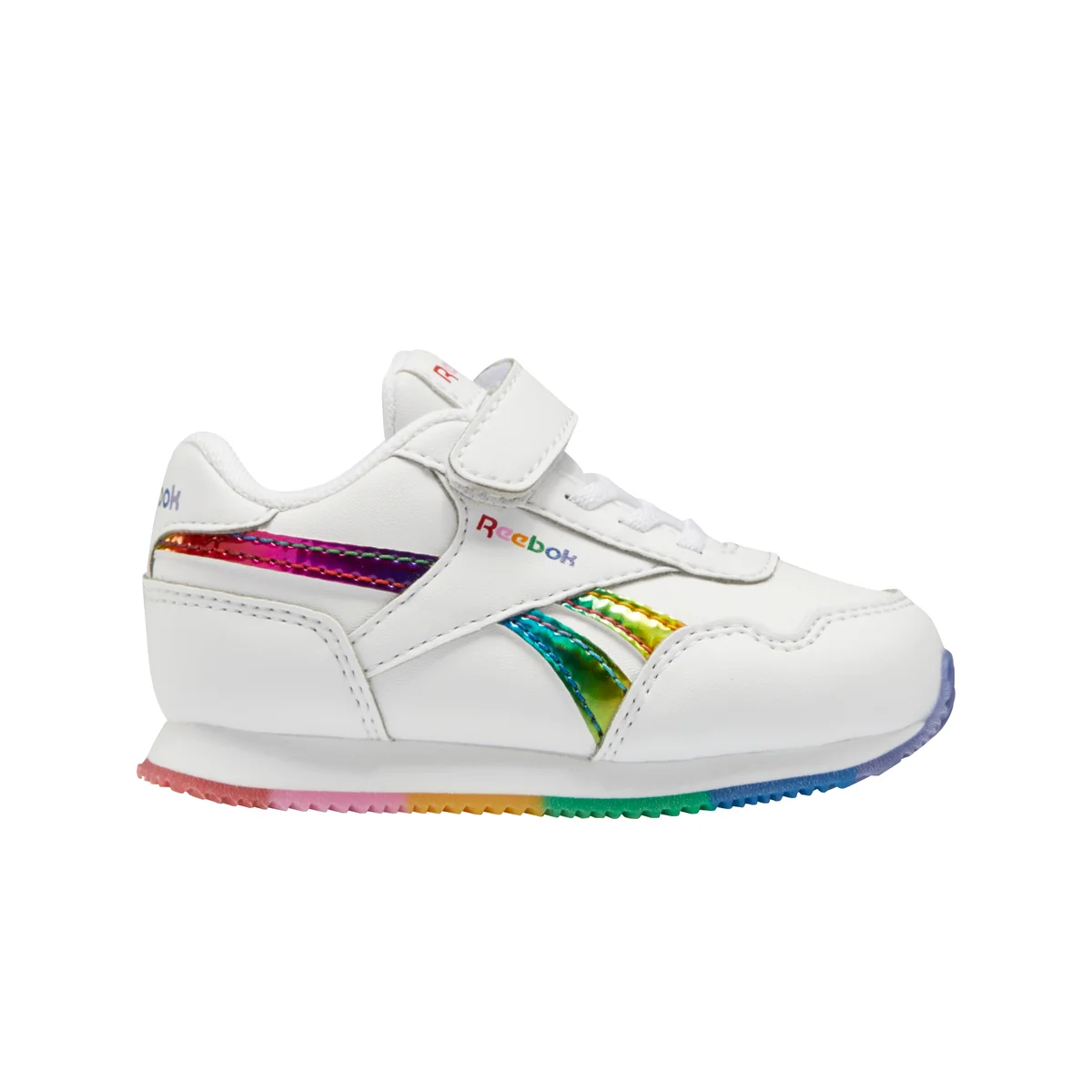 Scarpe da ginnastica primi passi con dettagli arcobaleno Reebok Royal Classic Jogger 3