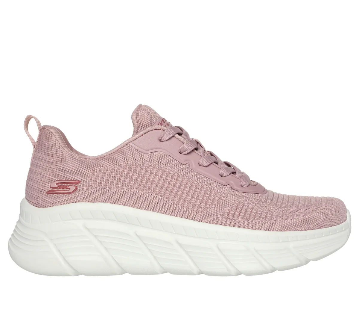 Scarpe da ginnastica rosa da donna con maxi-suola Skechers Bobs B Flex