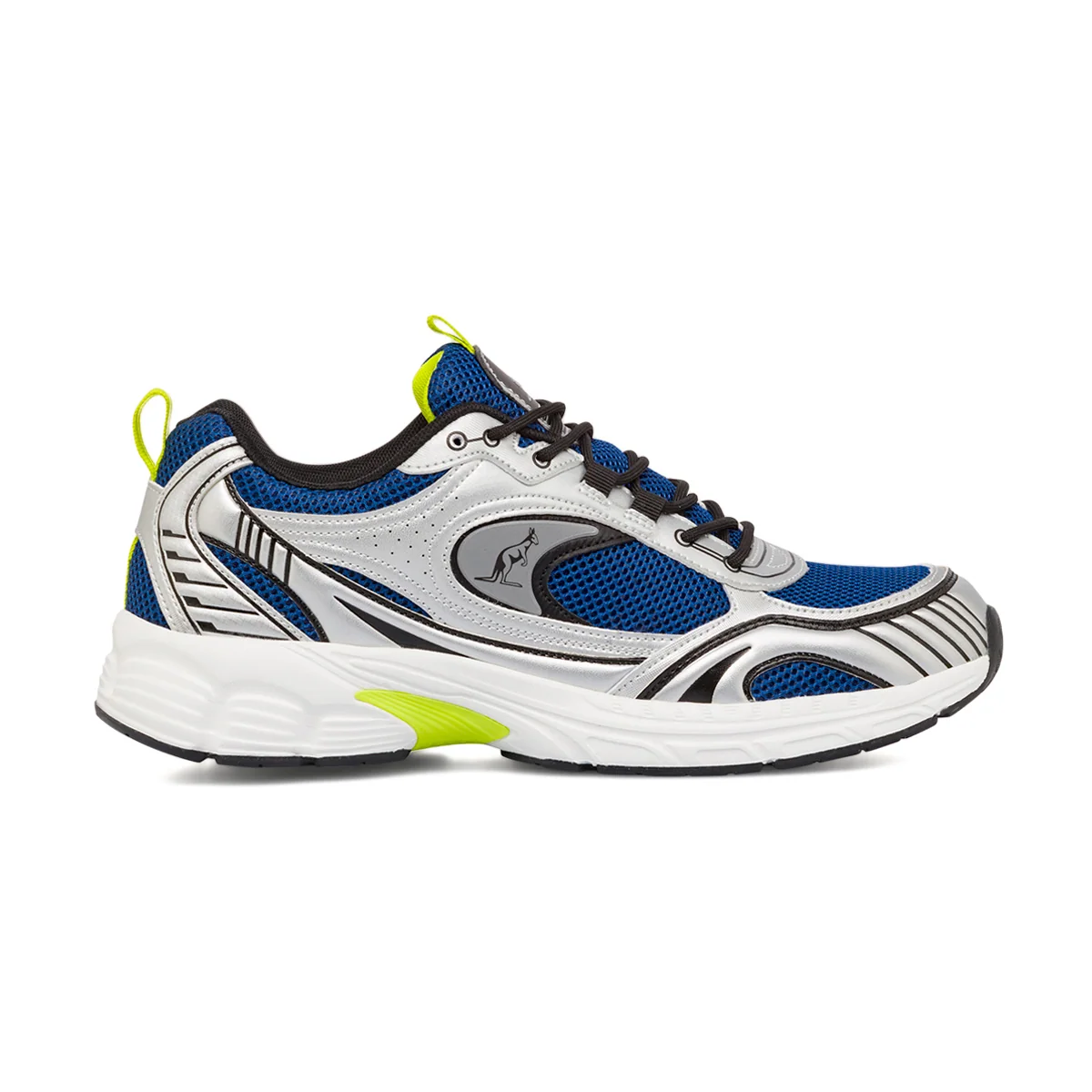 Scarpe da ginnastica Rétro da uomo blu e argento con logo Australian Ultra Royal