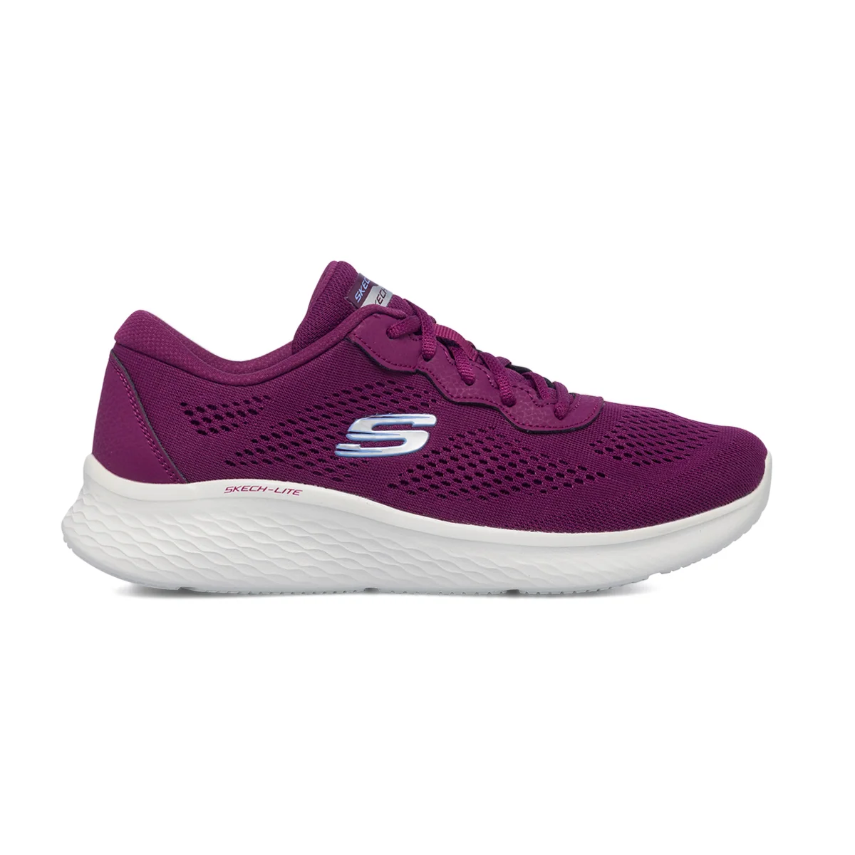 Scarpe da ginnastica viola da donna con sottopiede Memory Foam Skechers Skech-Lite Pro - Perfect Tim