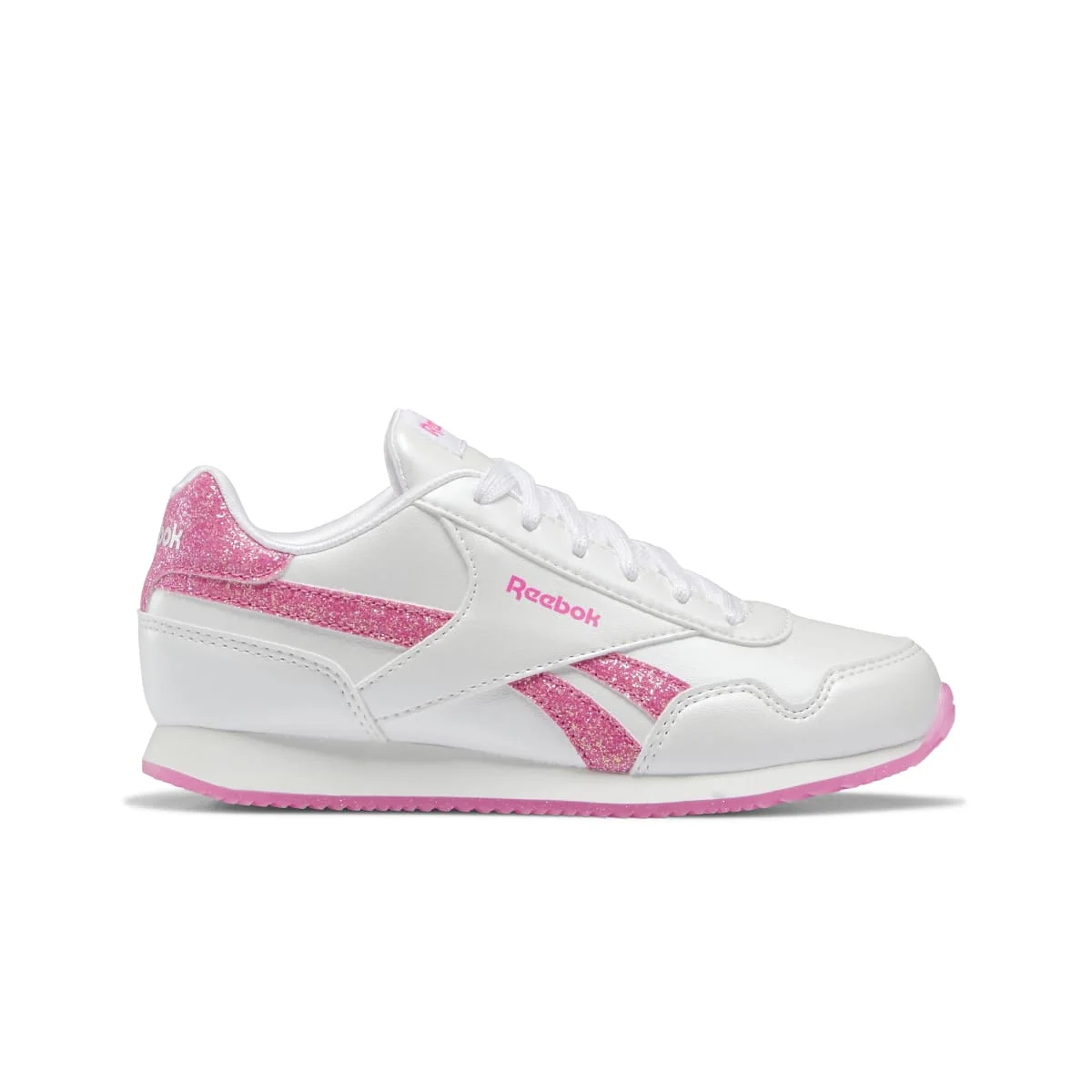 Scarpe da ginnnastica bianche da ragazza Reebok Royal Classic Jogger 3.0