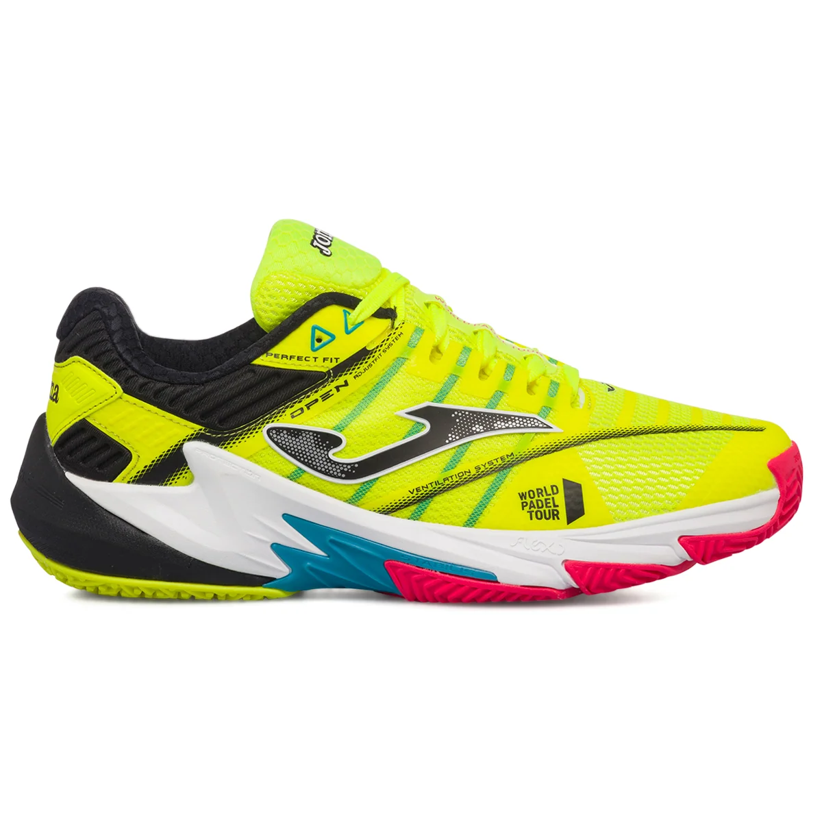 Scarpe da padel giallo fluo da uomo Joma Open 22