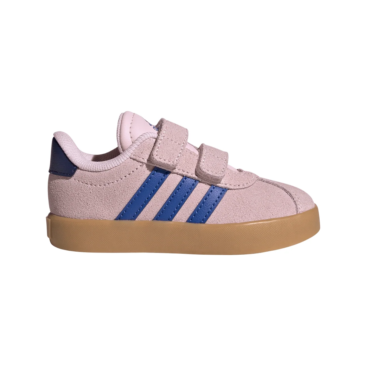 Scarpe da Primi Passi Bambina rosa con strappo adidas VL COURT 3.0