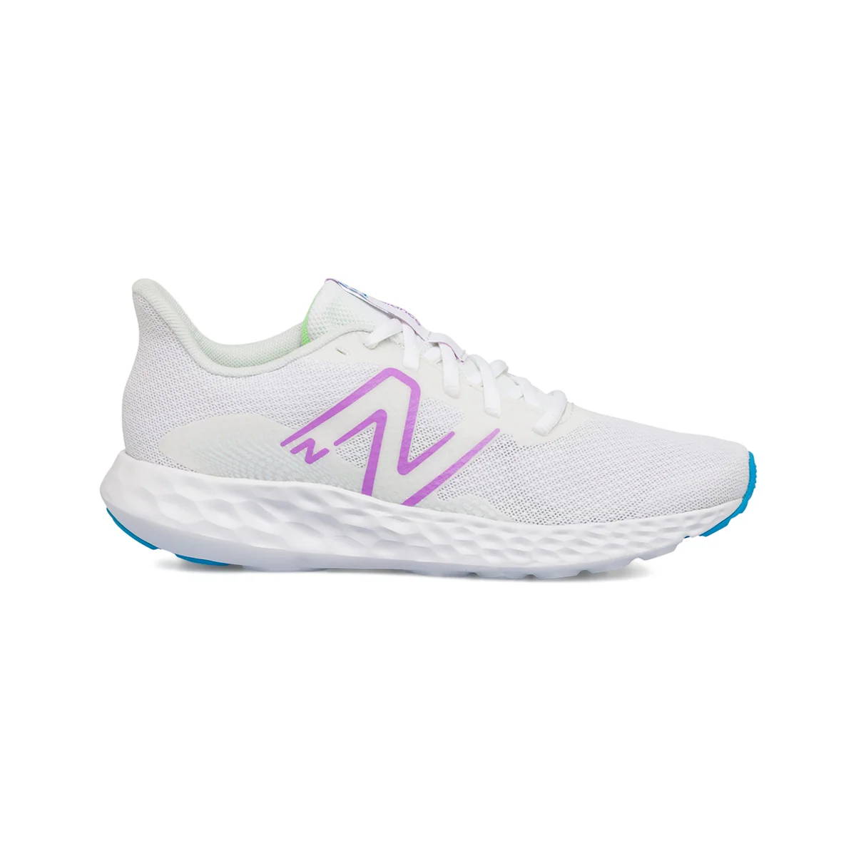 Scarpe da running bianche da donna con suola Ground Contact New Balance 411 v3