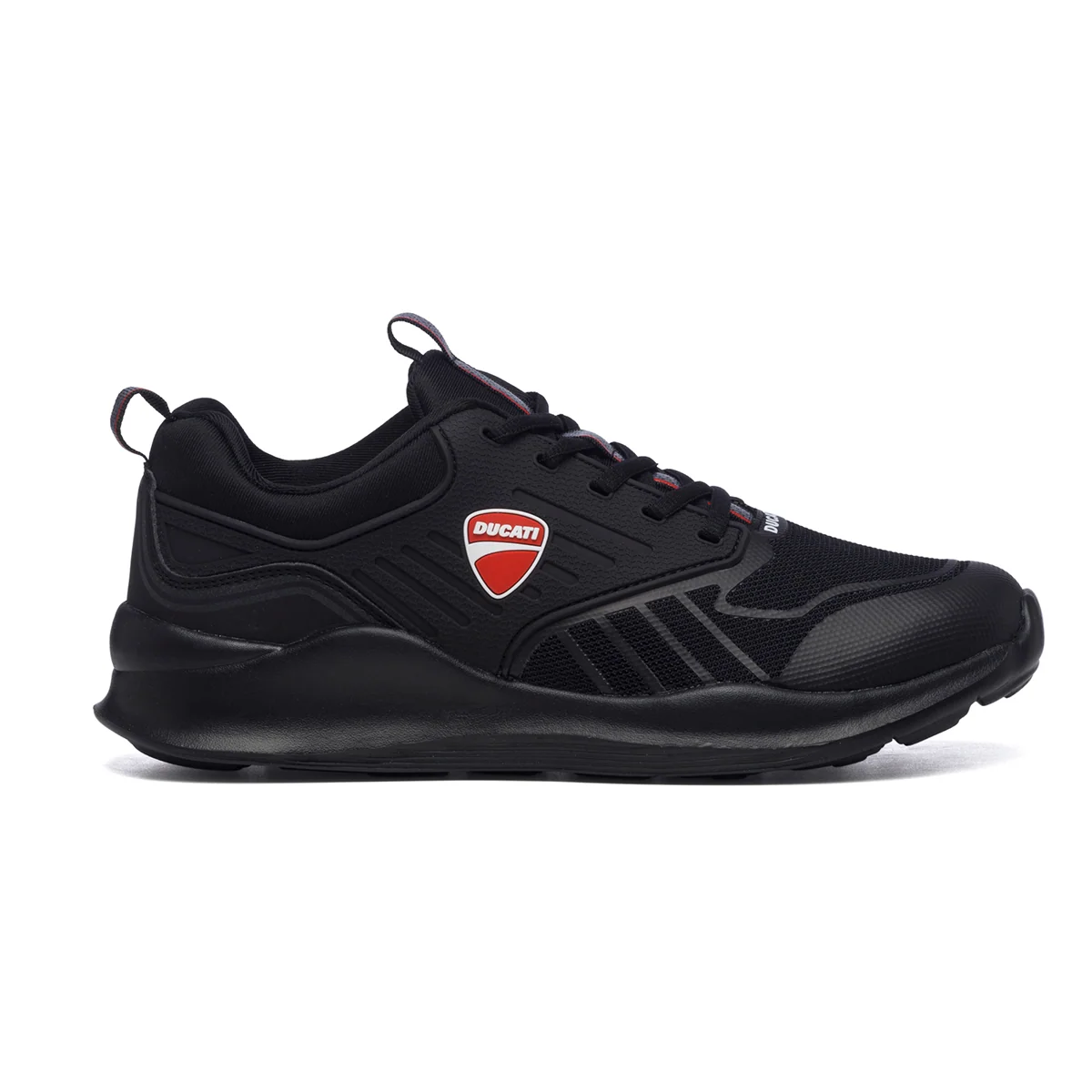 Scarpe da running nere con logo laterale Ducati Alexis
