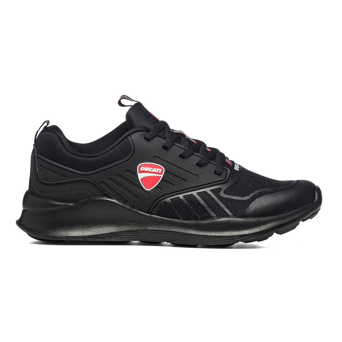 Scarpe da running nere con logo laterale Ducati Alexis