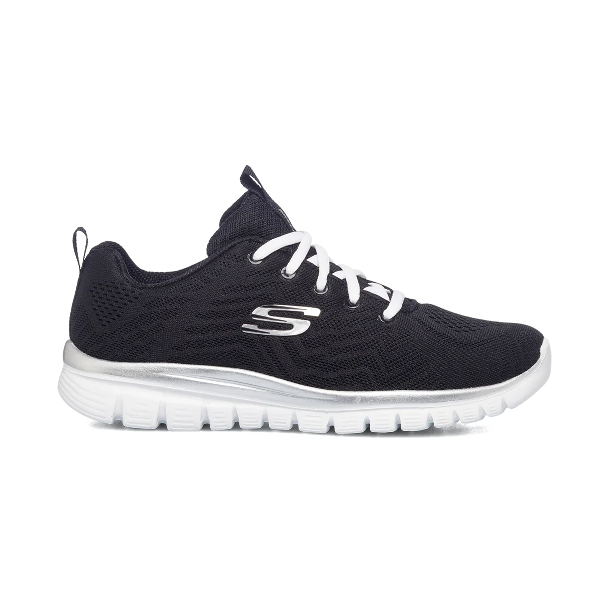 Scarpe da running nere con sottopiede Memory Foam Skechers Graceful Get Connected