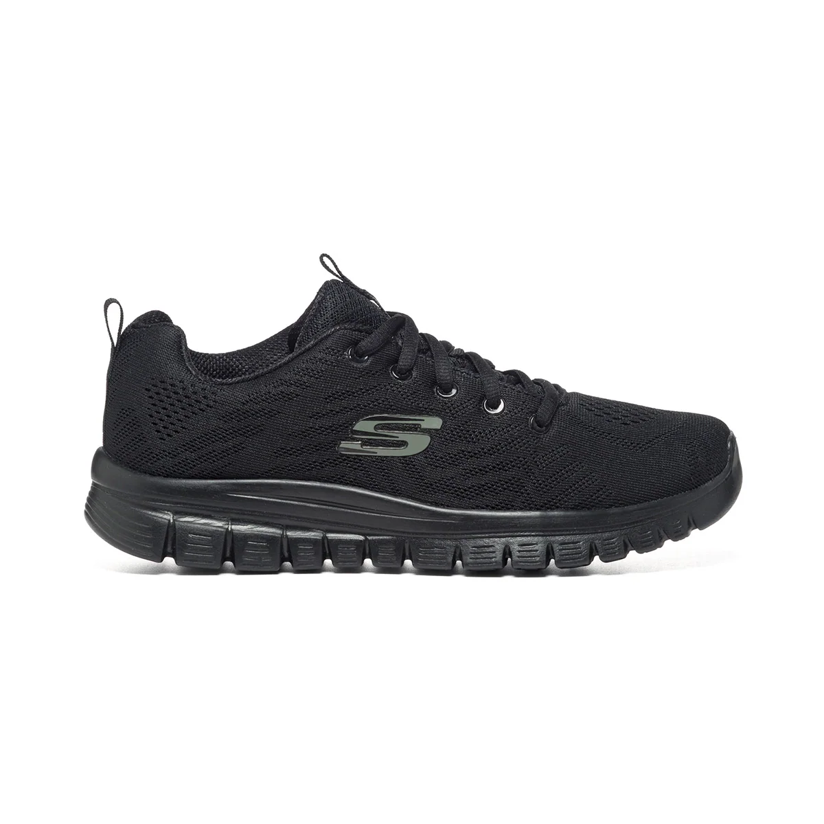 Scarpe da running nere con sottopiede Memory Foam Skechers Graceful Get Connected