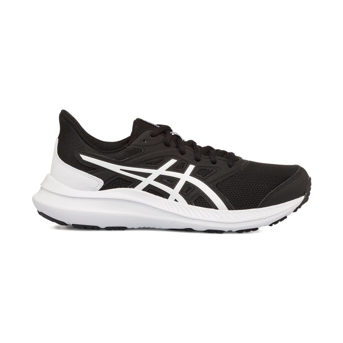 Scarpe da running nere da donna con strisce laterali bianche Asics Jolt 4
