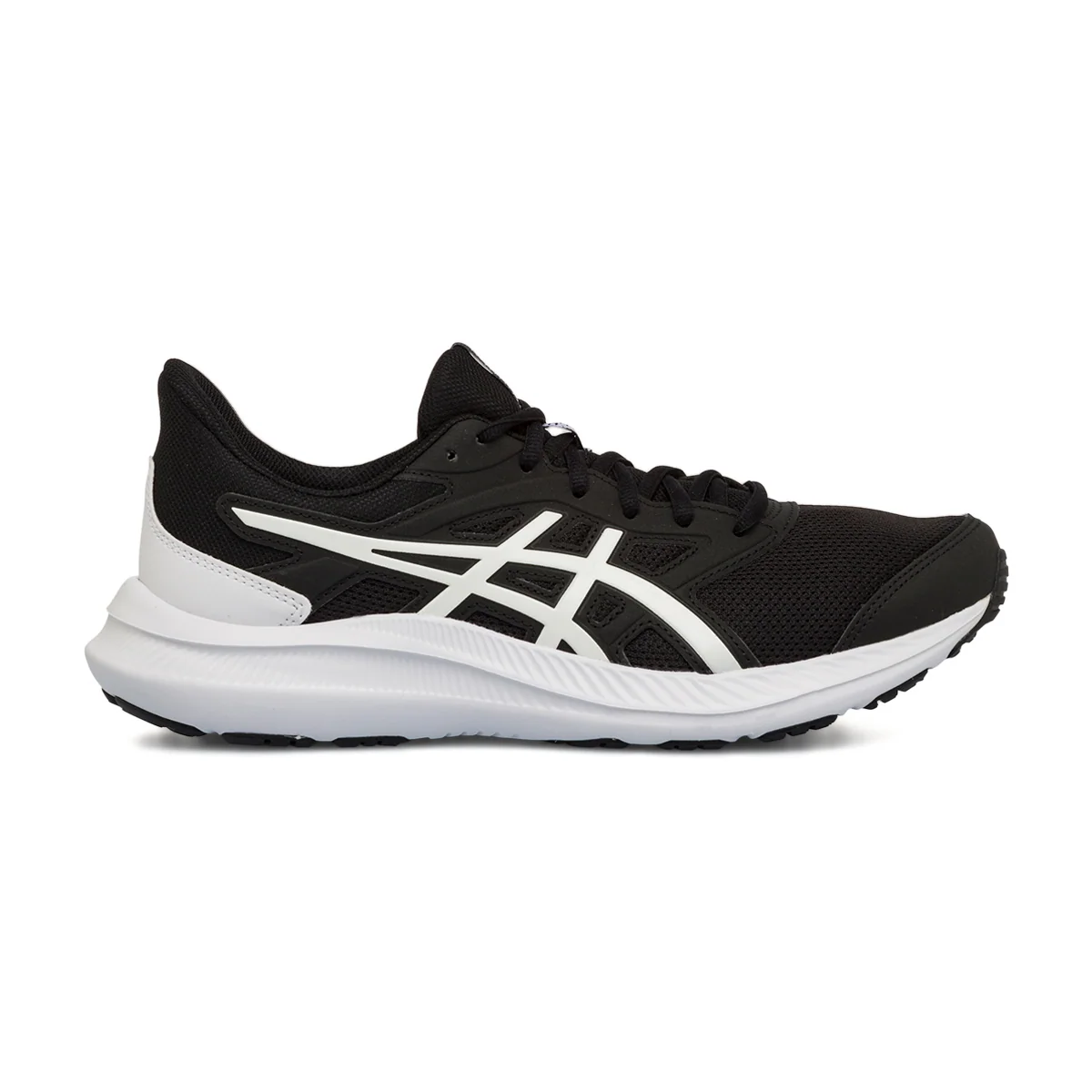Scarpe da running nere da donna con strisce laterali bianche Asics Jolt 4