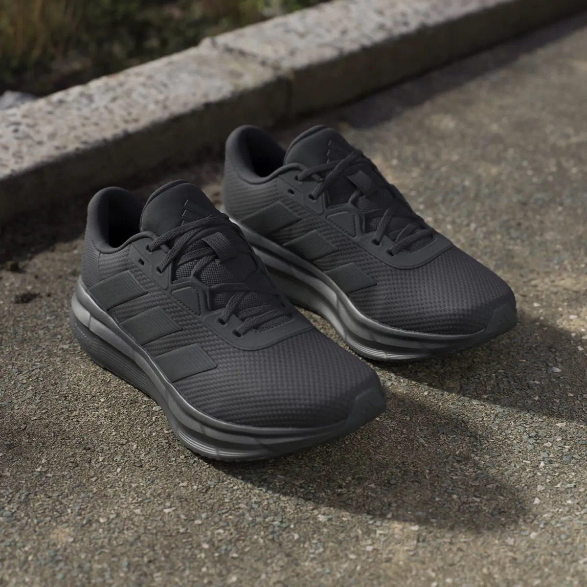 Scarpe da running nere da Uomo con logo adidas Galaxy 7