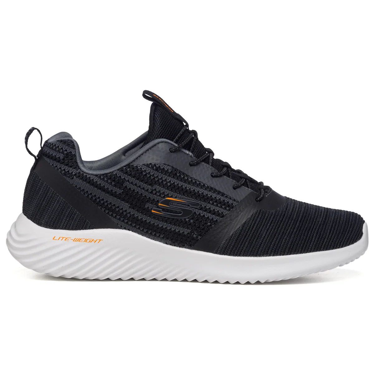 Scarpe da running nere in mesh con soletta Memory Foam Skechers Bounder