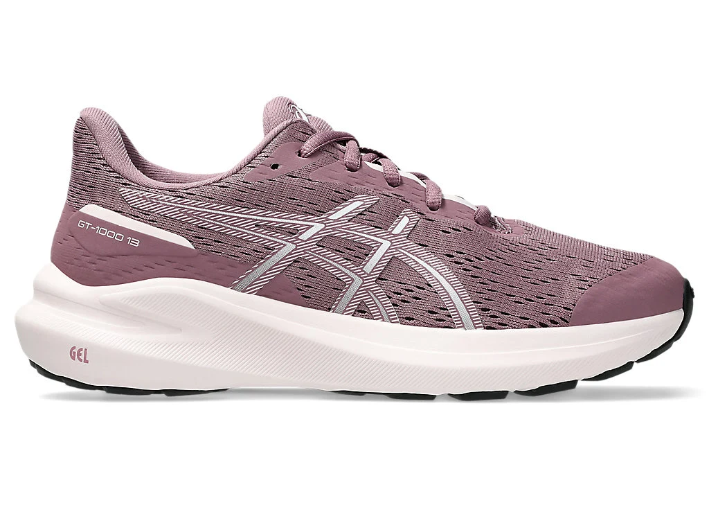 Scarpe da running ragazza rosa con logo Asics con Tecnologia GEL sul tallone