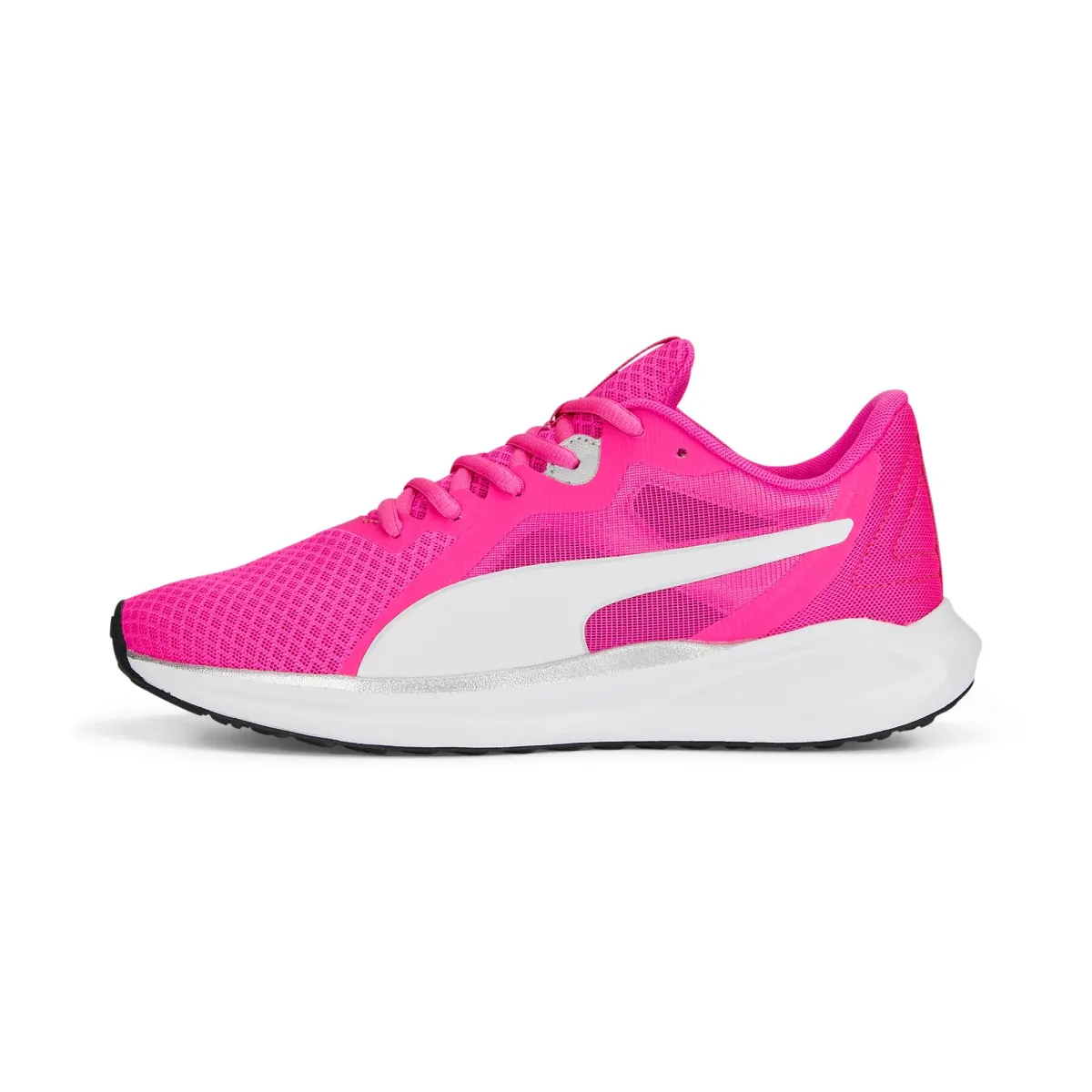 Scarpe da running rosa da donna con logo laterale Puma Twitch Runner Fresh