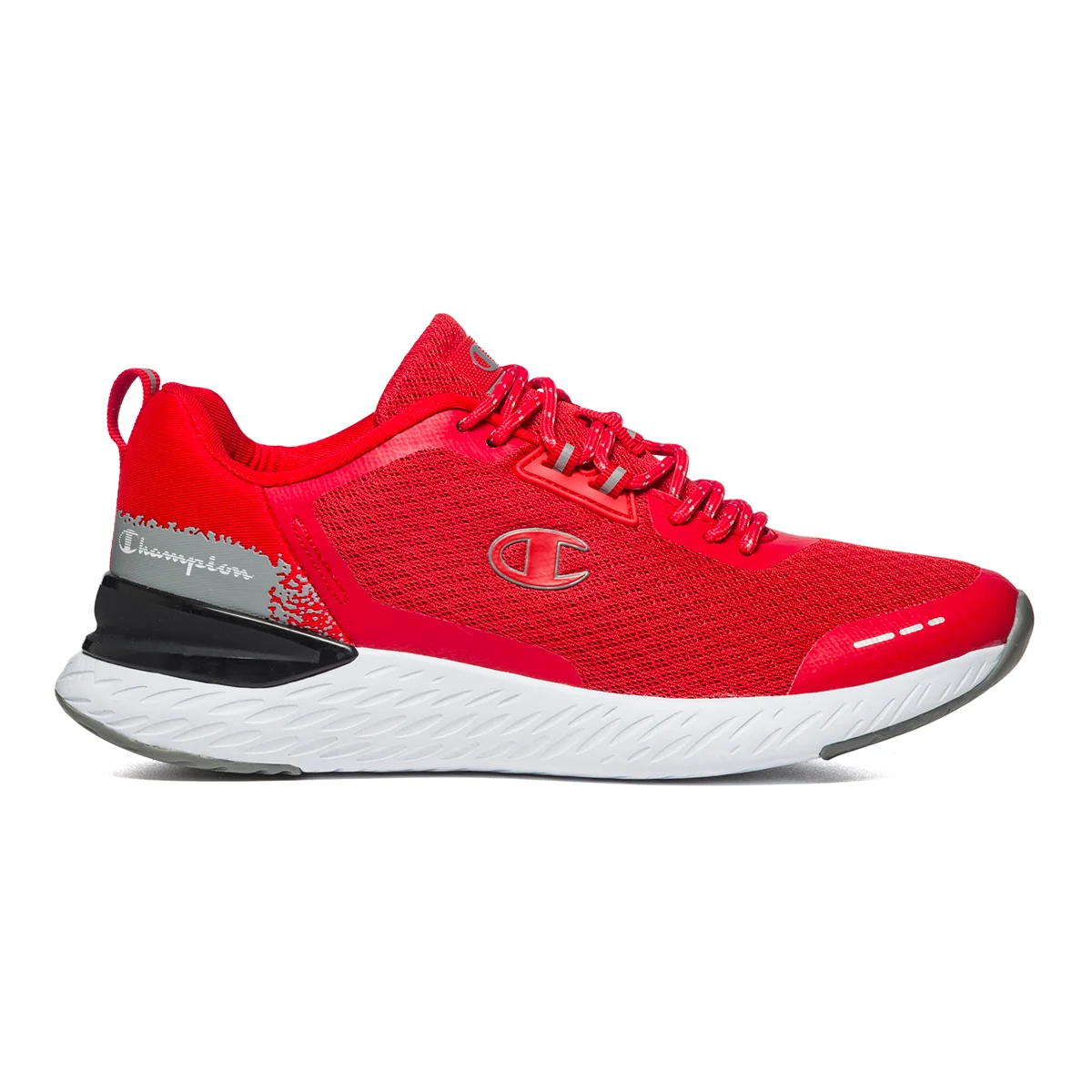 Scarpe da running rosse con logo laterale Champion Bold XS