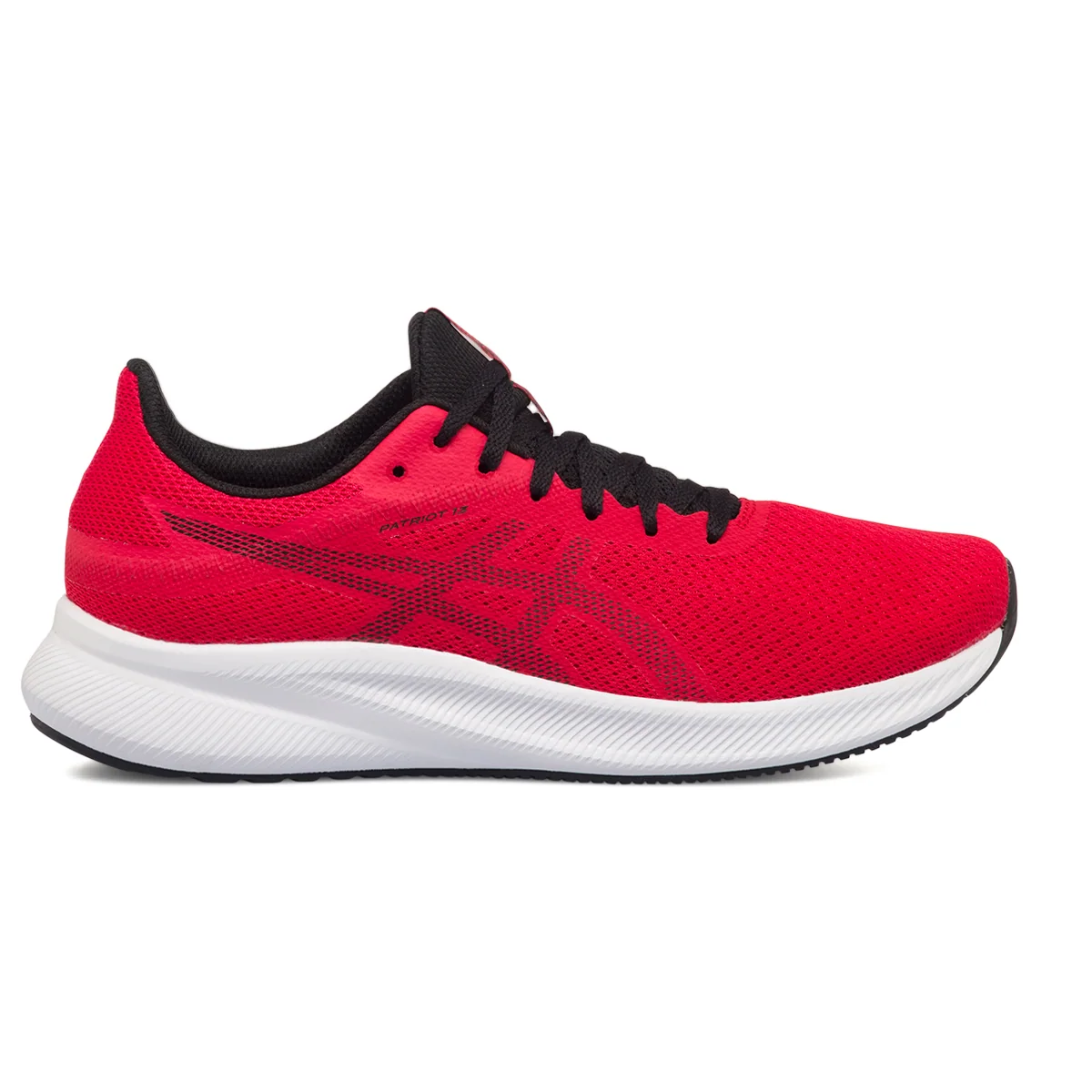 Scarpe da running rosse da uomo con intersuola AMPLIFOAM Asics Patriot 13