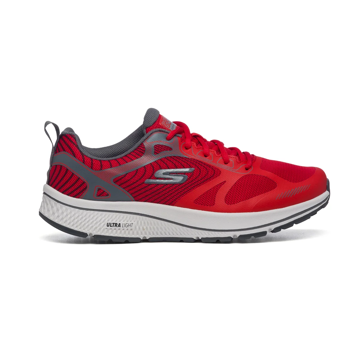 Scarpe da running rosse in mesh con suola Ultra Light Skechers Go Run Consistent