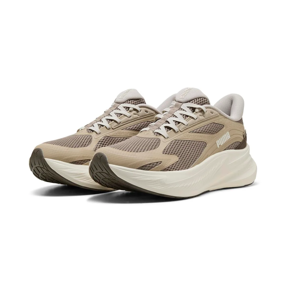Scarpe da running Uomo beige e tortora ammortizzate Puma Maxstride Lite