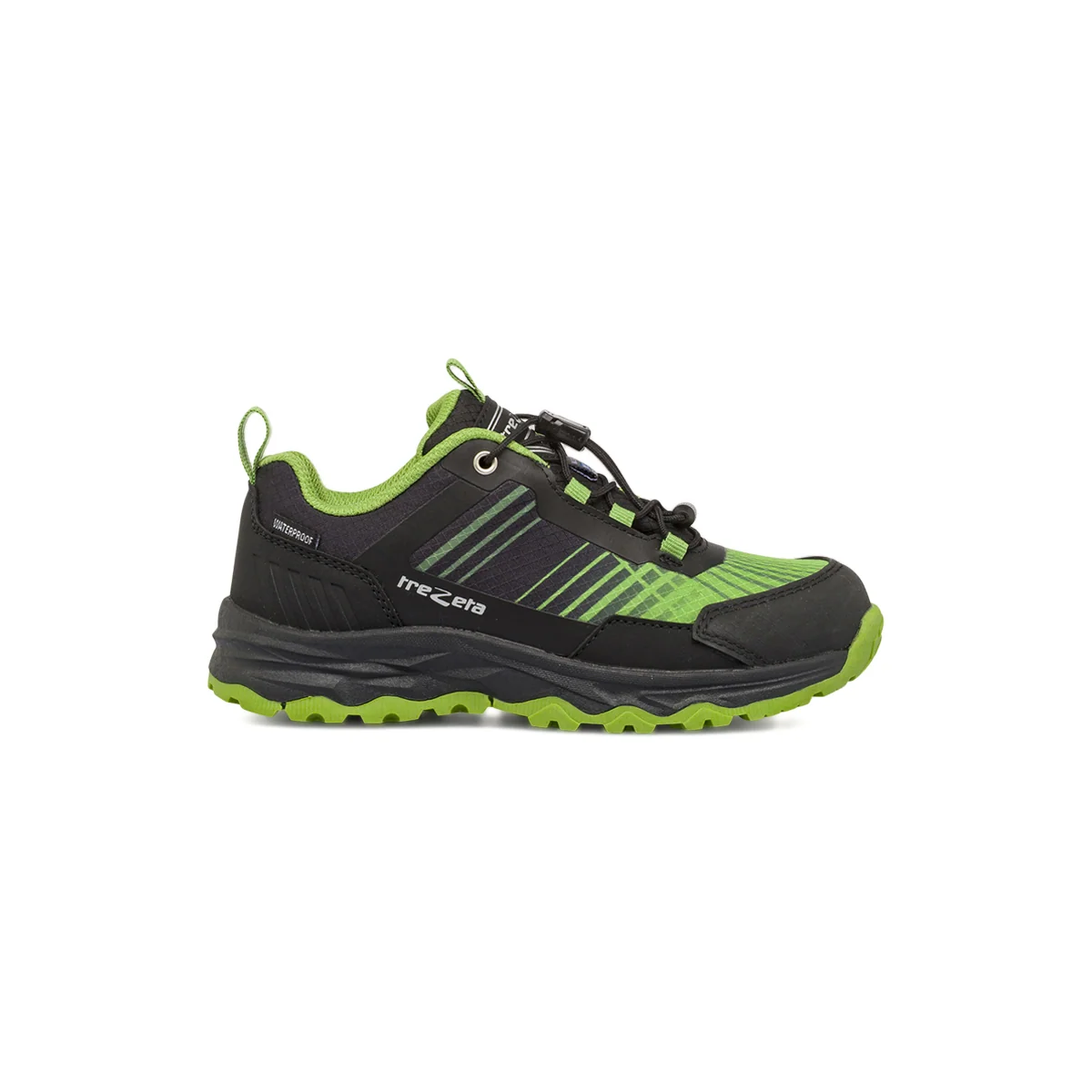 Scarpe da Trekking Bambino nere e verde fluo Trezeta Move WP