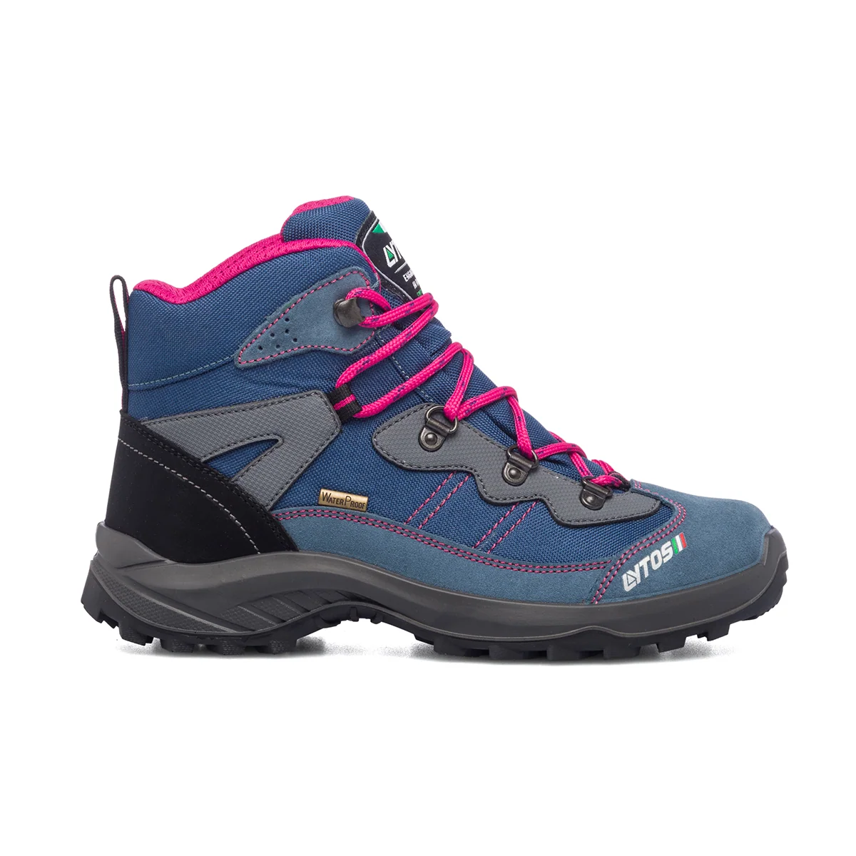 Scarpe da trekking blu in tessuto waterproof Lytos Chlus Jab