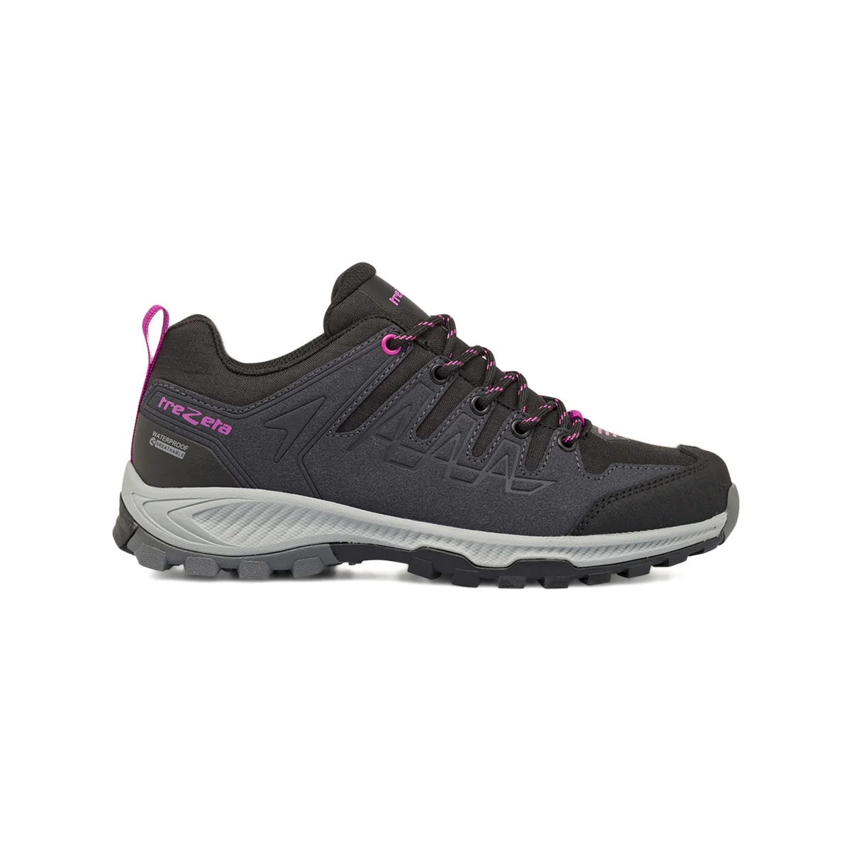 Scarpe da Trekking da Donna nere con dettagli rosa Trezeta Rumble W'S