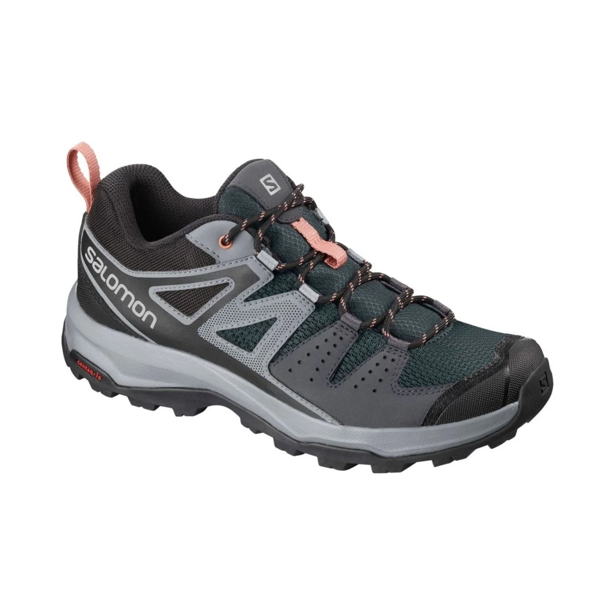 Scarpe da trekking nere in similpelle e tessuto Salomon X Radiant W