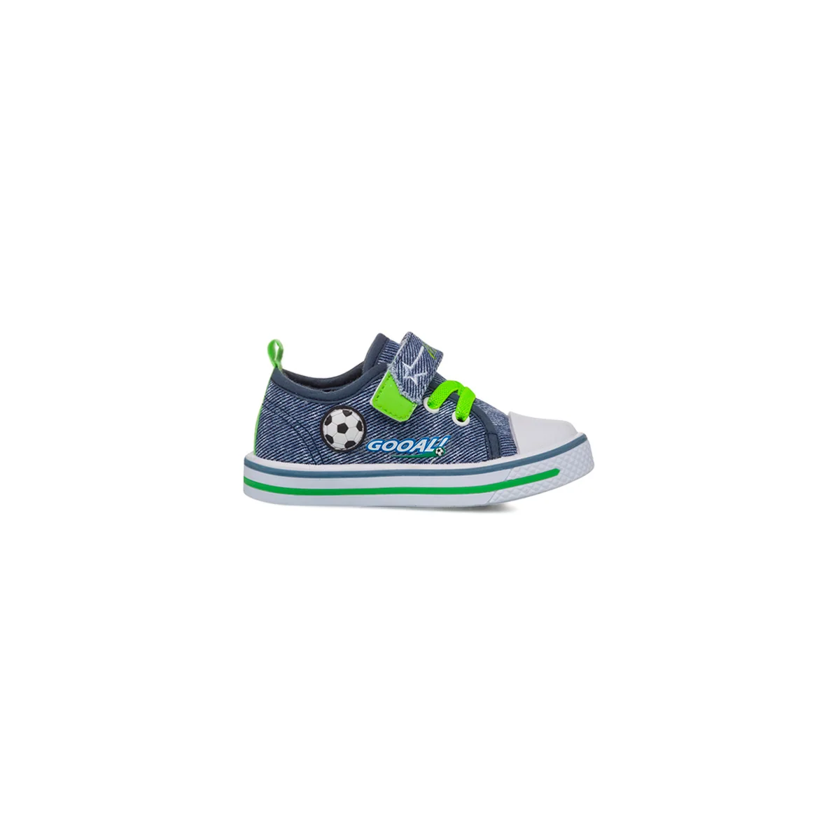Scarpe Primi passi blu da Bambino con chiusura a strappo Birilli&Monelli