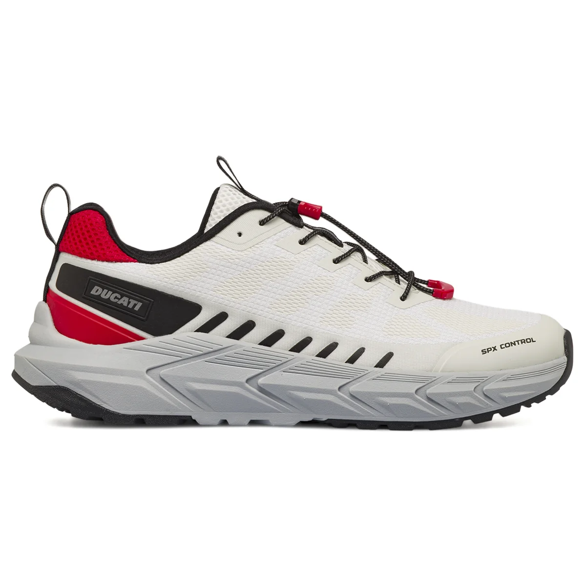 Scarpe sportive bianche da Uomo con allacciatura rapida Ducati