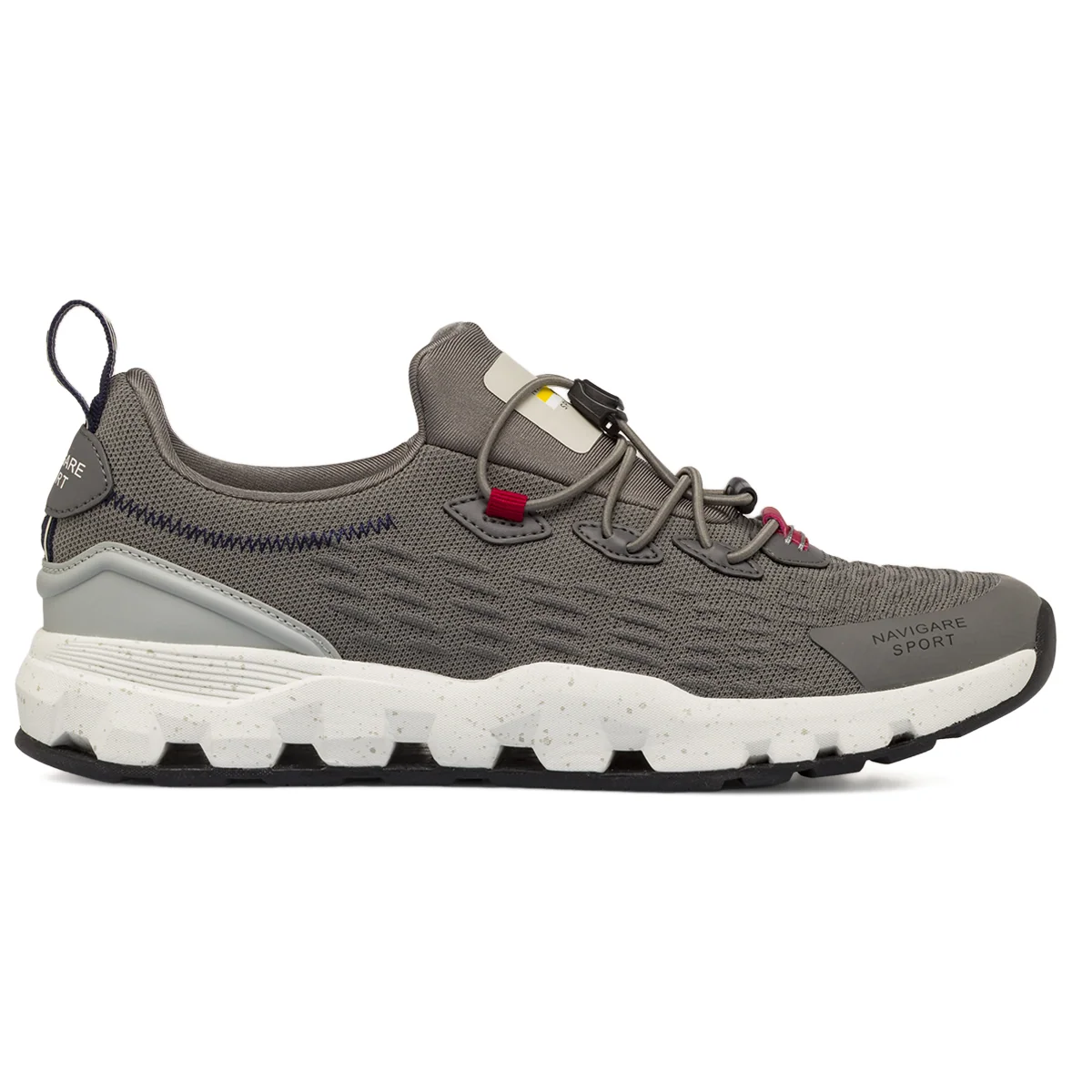 Scarpe sportive grigie da Uomo con allacciatura rapida Navigare Sport