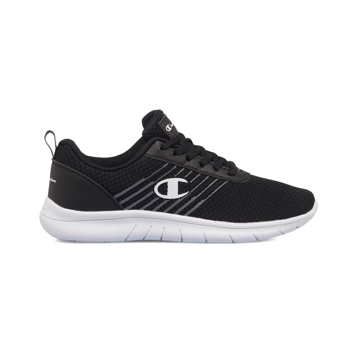 Scarpe sportive nere da ragazzo Champion Cloud B GS