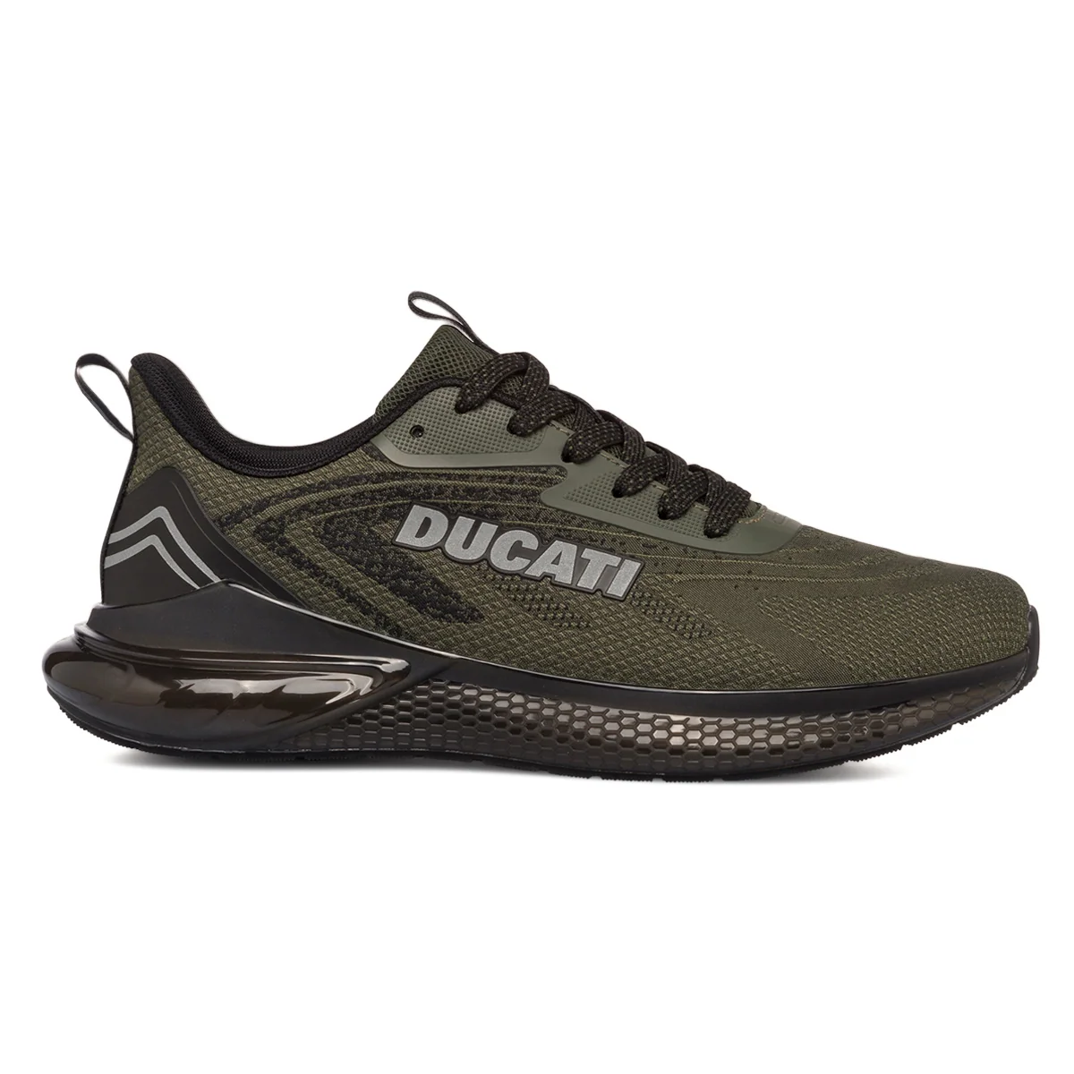 Scarpe sportive verde militare da uomo Ducati Road Runner