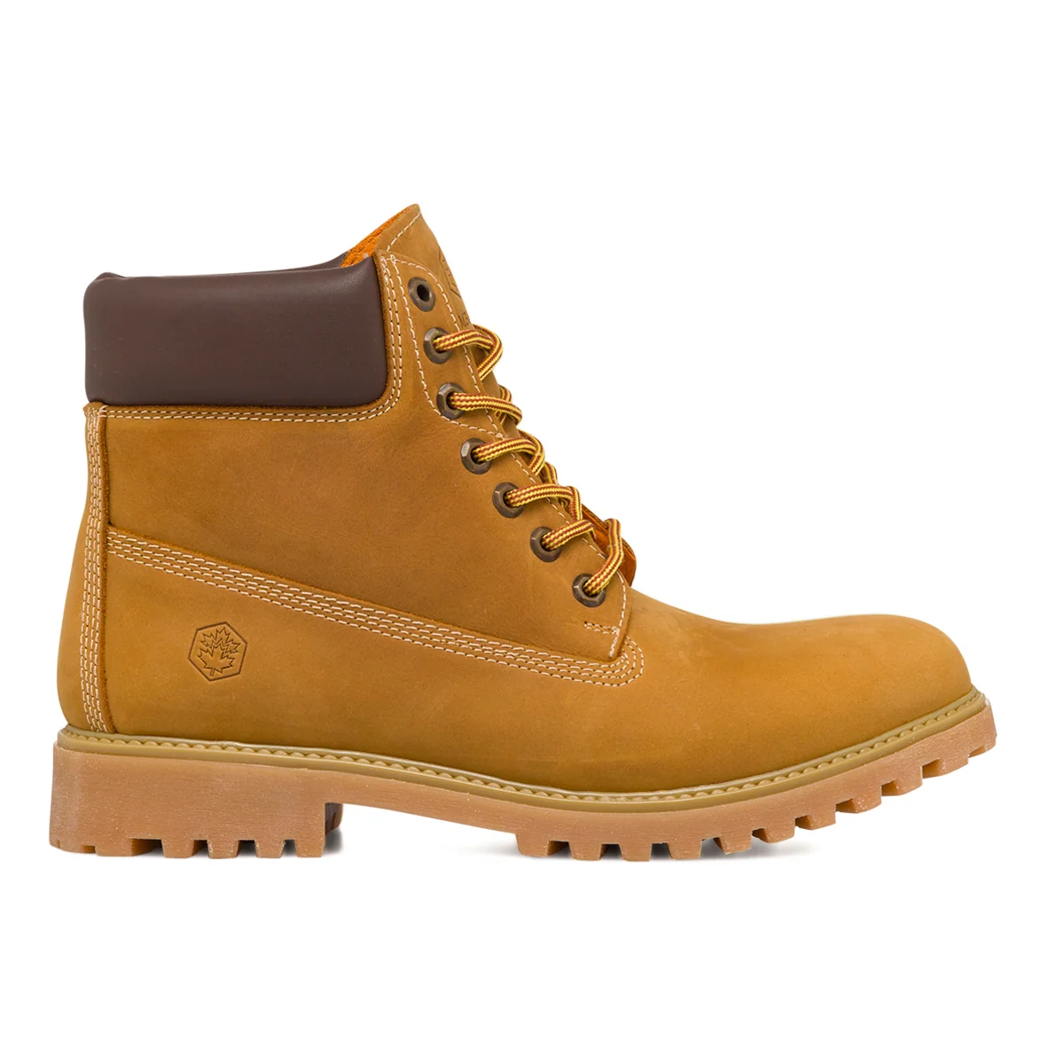 Scarponcini marrone chiaro da uomo con collare imbottito Lumberjack River