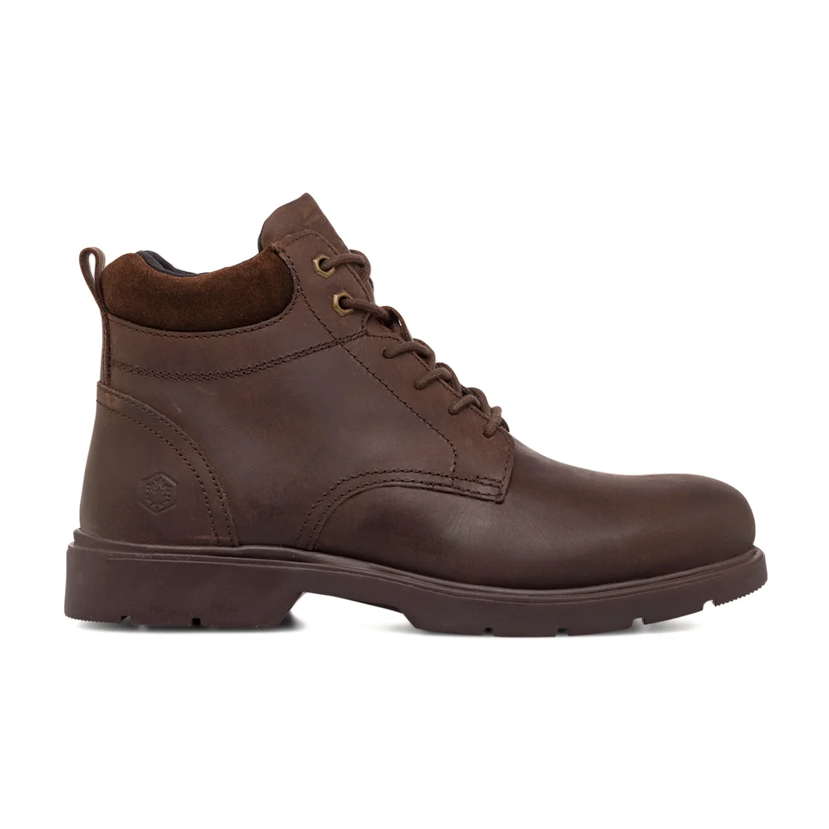 Scarponcini marroni in pelle da uomo Lumberjack